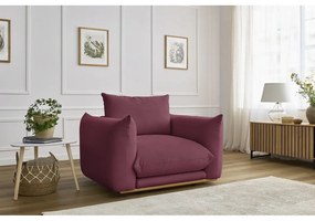 Bordowy fotel Ernest – Bobochic Paris