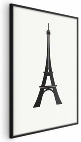 Plakat Wieża Eiffla 21x30 cm z ramą czarną bez marginesu ARTGEIST B