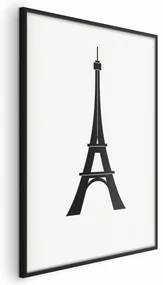 Plakat Wieża Eiffla 21x30 cm z ramą czarną bez marginesu ARTGEIST B