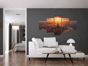 Obraz - Samolot transportowy (125x70 cm)