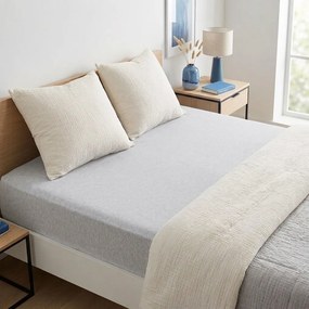 4Home prześcieradło jersey DELUXE szary, 90–100 x 200 cm, 90–100 x 200 cm
