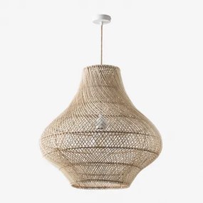 Lampa Sufitowa Magali Naturalny - Biała & Ø65 Cm Magali - Sklum