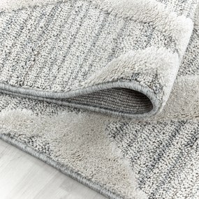 Dywan nowoczesny 3D La Casa romby kremowy 80 cm x 250 cm
