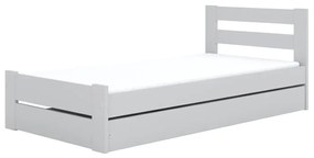 Łóżko dziecięce EMIL 180x90 z szufladą białe  KOCOT KIDS