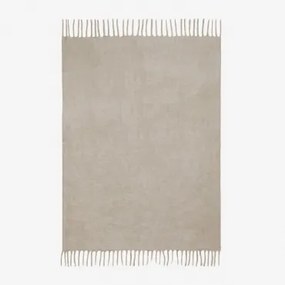 Koc 150x130 Cm Z Frędzlami Dorota Szarość Lodu - Sklum