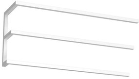 Ścienny wieszak na ręcznik 25x60 cm białe