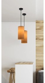 Jasnobrązowa lampa wisząca ø 12 cm Ballo – Candellux Lighting