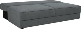 Ciemnoszara rozkładana/ze schowkiem sofa 202 cm Dora – Scandic