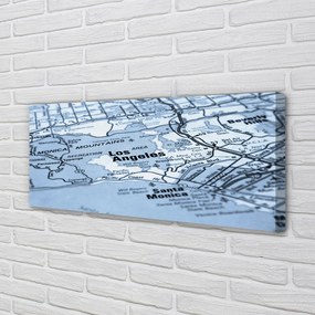 Obraz drukowany na płótnie Plan Miasta