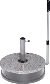Doppler Ekspert 45kg  Łatwe przenoszenie - mobilny granitowy stojak na parasol