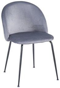 Czarne aksamitne krzeso Dalnia