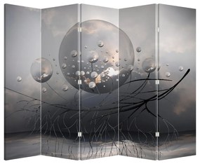 Parawan - Abstrakcyjna kula (210x170 cm)