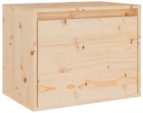 Naturalna drewniana szafka wisząca - Kirea 3X