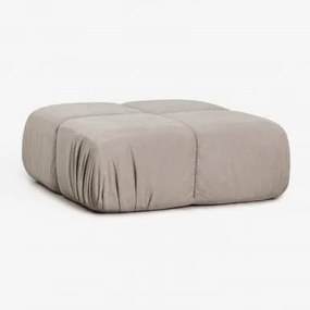 Pufa Z Bouclé Pakowana Próżniowo Kendall Bouclé Dried Herb - Sklum