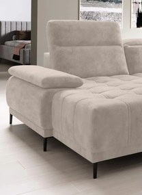 Narożnik FOCUS XL z elektryczną regulacją siedziska Prawostronny w tkaninie w tkaninie SALVADOR 02 WERSAL