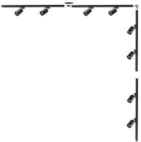 Zuma Line 3584 - Oprawa punktowa w systemie szynowym TORE 8xGU10/35W/230V czarna
