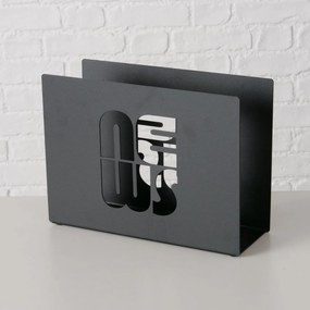 Stojak na gazety metalowy NEWS, 20 x 10 cm