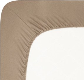 4Home prześcieradło jersey Lycra orzechowy, 160 x 200 cm, 160 x 200 cm