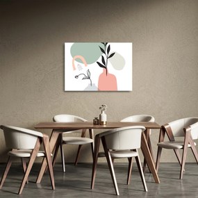 Obraz na szkle - Kwiaty w wazonie N⁰3 (70x50 cm)