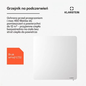 Klarstein Wonderbeam 450W 60x60cm Panel na podczerwień Biały