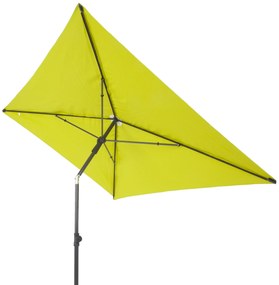 Parasol balkonowy prostokątny 2,1 x 1,4 m limonka PATIO