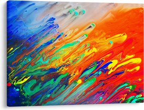 Obraz - Kolorowa abstrakcja (70x50 cm)