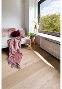 Różowy koc Tiseco Home Studio Flanelo, 170x130 cm