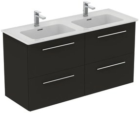 Biała ceramiczna umywalka podwójna 124x46 cm Strada II – Ideal Standard