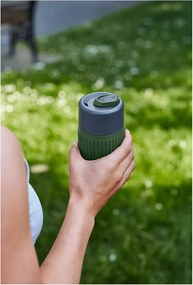 Zielony szklany kubek podróżny 340 ml – Black + Blum