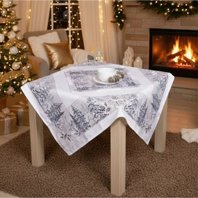Świąteczny obrus Zimowa nostalgia, 85 x 85 cm