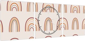Obraz - Kreacje marzeń N⁰3 (z zegarem) (90x30 cm)