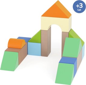 Elementy piankowe do budowania - zestaw Happy Castle Mid