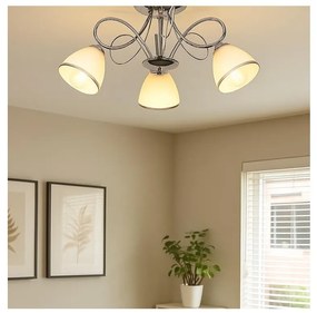 Brilagi - Przysufitowy żyrandol FRED 3xE27/60W/230V śr. 59 cm chrom błyszczący
