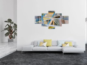 Obraz - Abstrakcja (125x70 cm)