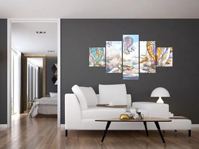 Obraz - Wyprawa w chmurach (125x70 cm)