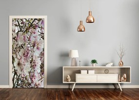 Nalepka Naklejka fototapeta na drzwi Kwiaty magnolii