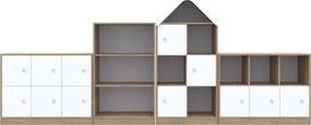 Komplet mebli przedszkolnych z regałami Blox Base 15