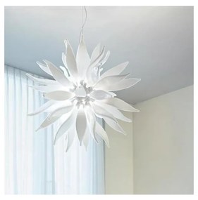 Ideal Lux - LED Żyrandol na lince LEAVES 12xG9/3W/230V śr. 80 cm biały