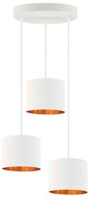 Lampa wisząca glamour na białym stelażu G8-R45
