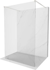 Mexen Kioto ścianka prysznicowa wolnostojąca 100 x 200 cm, transparent 8 mm, nikiel szczotkowany - 800-100-002-97-00