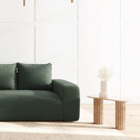 Zielony narożnik z materiału bouclé (lewostronny/z szezlongiem) Monce – Rodier