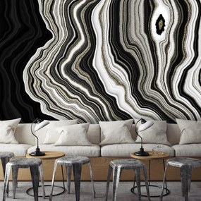 Fototapeta - Czarny marmur (196x136 cm)