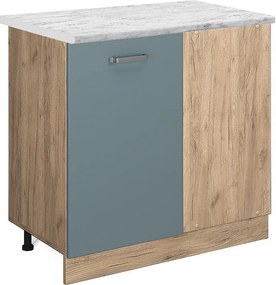 Szafka narożna niebiesko-szary 86x60x81.6 r-line