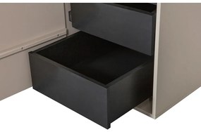 Kremowa szafa modułowa z litego drewna sosnowego 150x200 cm Daily – vtwonen