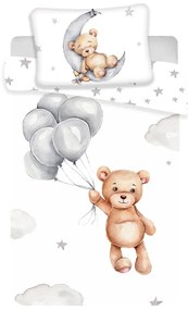 Bawełniana pościel dziecięca do łóżeczka 100x135 cm Teddy Bear – Jerry Fabrics