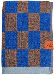 Niebiesko-brązowe ręczniki z bawełny organicznej zestaw 2 szt. 40x55 cm Retro – Mette Ditmer Denmark