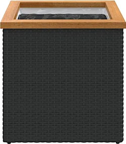 Elegancka czarna donica ogrodowa A3-D61