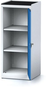 Szafa warsztatowa MECHANIC, 1170 x 490 x 500 mm, 2 półki, niebieskie drzwi
