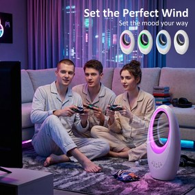 HOMCOM turmventilator säulenventilator rotorloser ventilator ohne flügel | Aosom PL