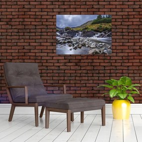 Obraz na szkle płynącej wody (70x50 cm)